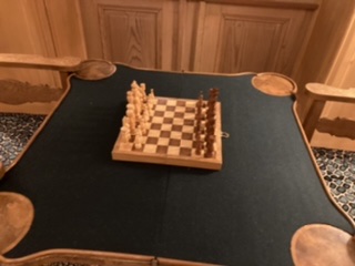 チェスが似合うリビング