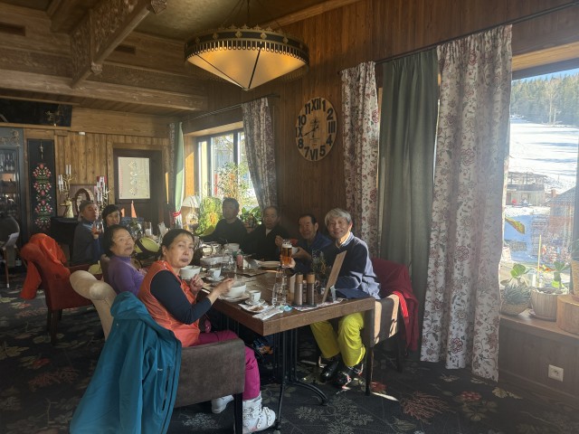 スロバキアのランチ風景