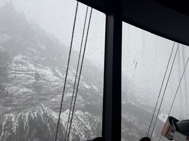 ミューレンまでゴンドラ